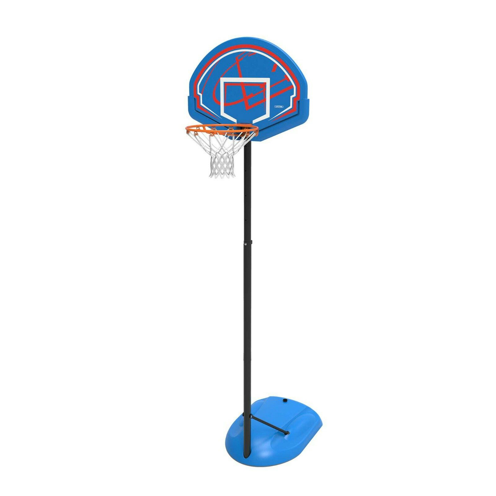 Lifetime Adjustable Youth 32" Portable Basketball Hoop, Blue, 90909