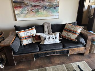 Bespoke, Custom-made, Rustic Couch