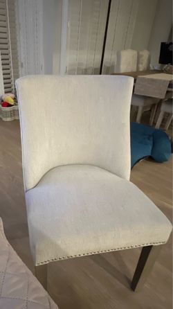 Upholstered Accent Chair with Nailhead Trim