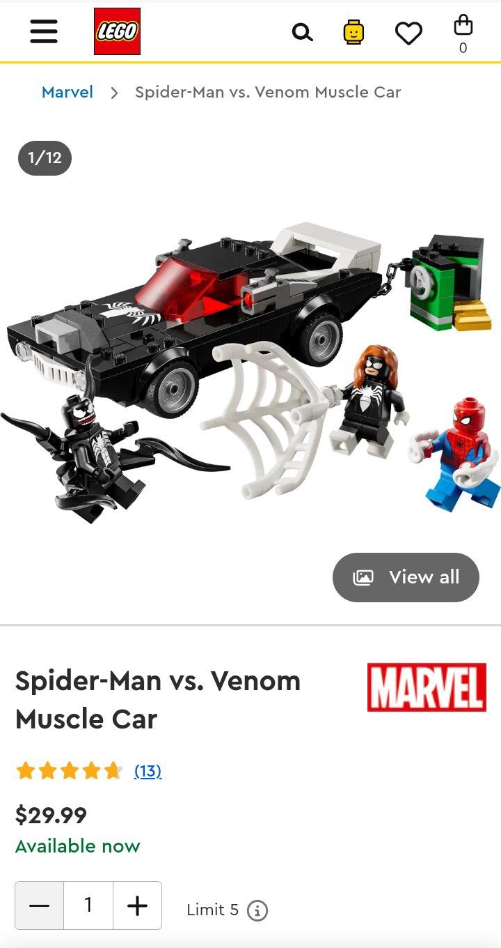 LEGOs Spider-Man Vs Venom