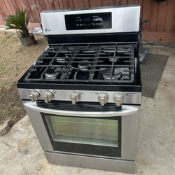 LG natural gas stove 