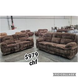 Black Friday Living Room Reclining Sofa And Loveseat Set  