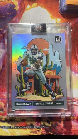Terrell Owens Donruss Downtown Holo Cowboys Card