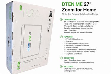 DTEN ME 27” Touchscreen Zoom for Home – Video Conferencing System