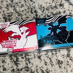2 Pack - Pokemon ETB White Flare, Black bolt