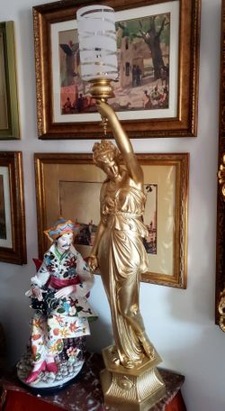 Bronce Speltre Original 1 Metro Y Medio Original 1930