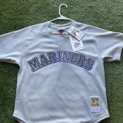 Seattle Mariners Mitchell And Ness Ken Griffey Jr Batting Practice Jersey Size Large