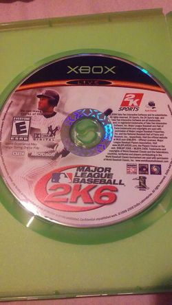 Xbox major league basketball 2k6