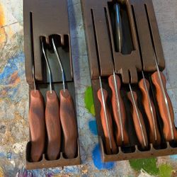  2 Vintage Cutco Knive Sets