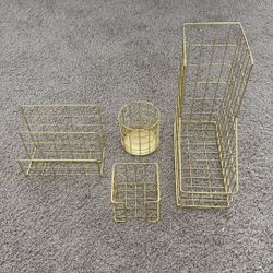 Desk Organizer Set (Office/ Dorm Room Desk)