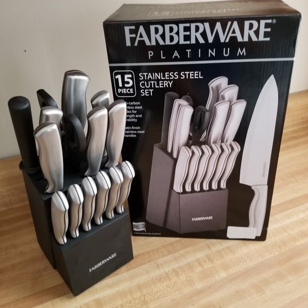 farberware platinum knife set