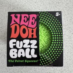 Nee Doh Fuzz Ball Sensory Fidget Toy – Super Soft Squishy 