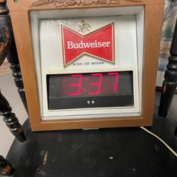 Budweiser Digital Clock