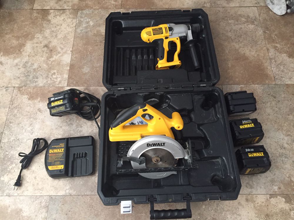 24v Dewalt Percussion Drill Hammer Drill Dewalt 24 Volt Impact