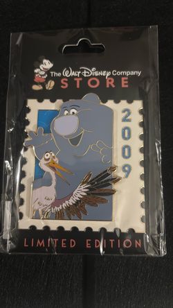 D23 Stamp: Gus and Peck the Stork LE 500