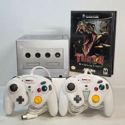 GameCube Platinum Console Bundle + 2 Controllers Turok
