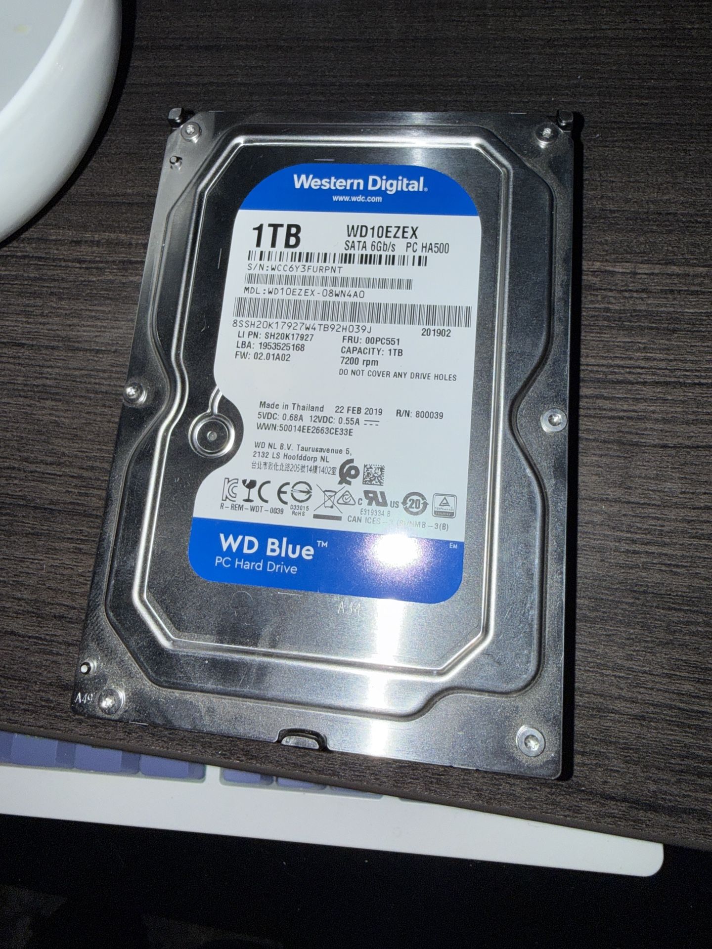 WD Blue 1 TB Desktop HDD