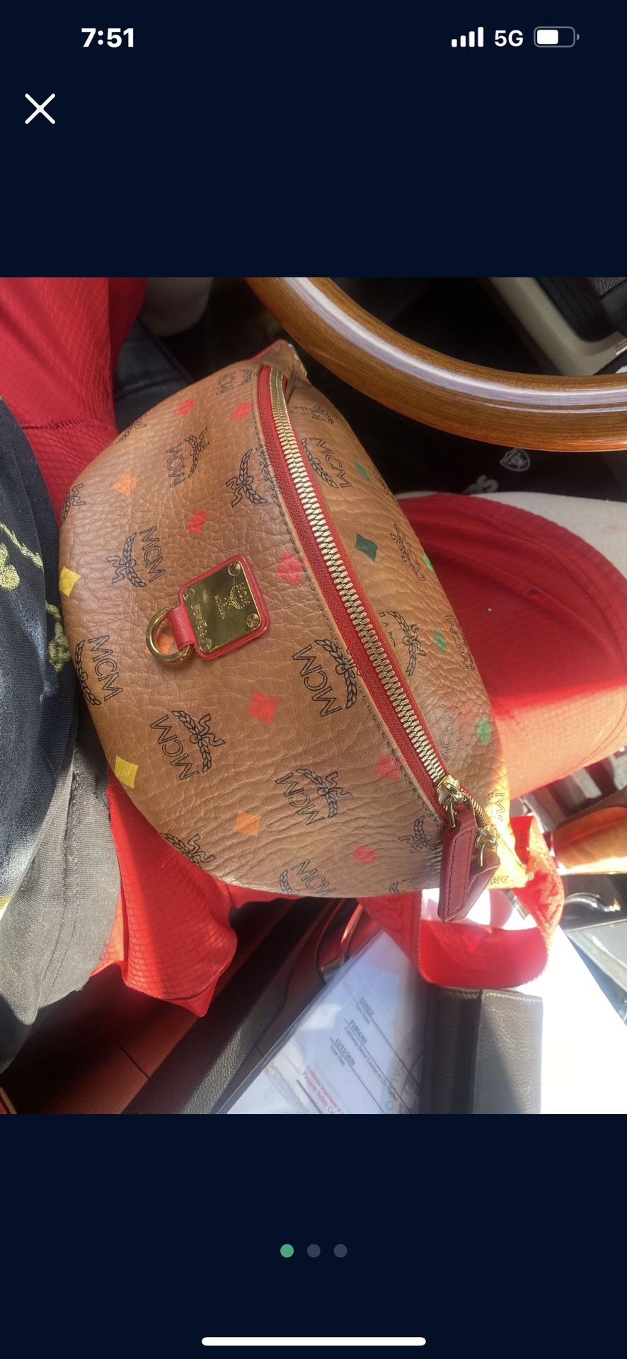 MCM man bag