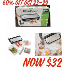 FoodSaver Vacuum Sealing System with Handheld Sealer Attachment FM2900