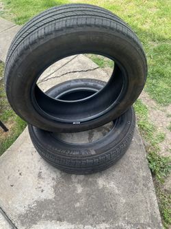 SET OF TWO USED TIRES 225/60/R18 MICHELINE