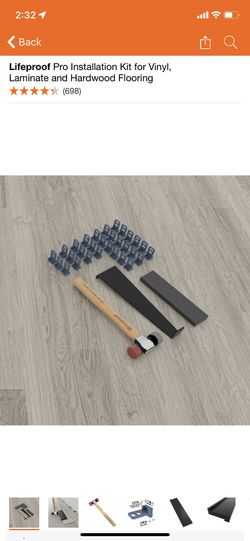 Lifeproof Pro Flooring Installation Kit for Hardwood, Laminate and