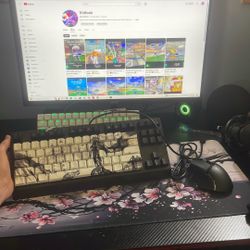 custom keyboard. custom japan samurai keycaps 