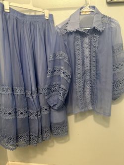 Skirt N Blouse,XL