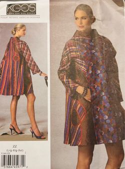 Coat Vogue V1441 Pattern American Designer Size Lrg-XXLrg New Uncut
