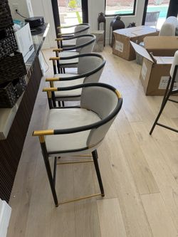 Homary bar stools - 36'' H X 19.75’' W