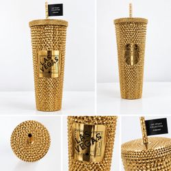 Starbucks Las Vegas Collection Gold Studded Tumbler