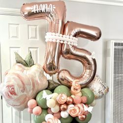 Birthday Balloon Marquee