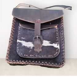 Mexican Hand Tooled Leather Handbag Purse Genuine Leather  Cowgirl 