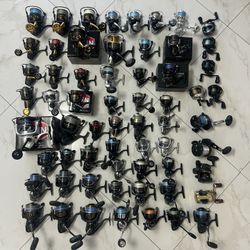 Assorted Quality Fishing Reels New And Used 