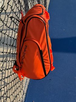 Paddletek Orange Pickleball Backpack