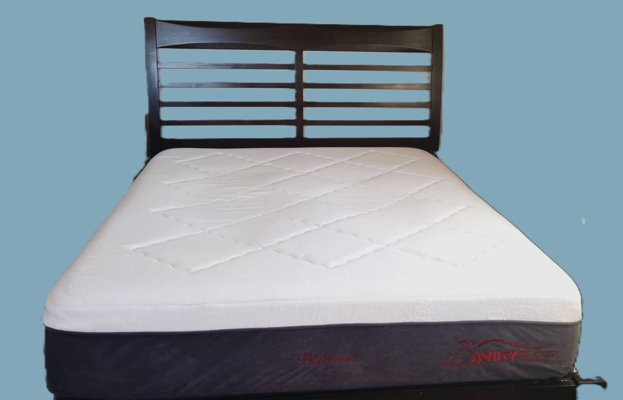 Queen Memory Foam Mattress + Solid Wood Bed Frame