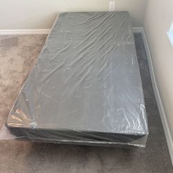 Twin Size BOX SPRINGS Foundation for Mattress New Of Factory With it’s Plastic Available In All Size Delivery Same Day 🚚