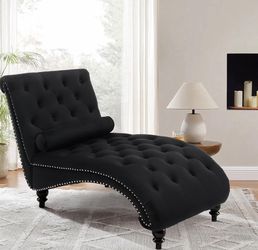 Black velvet couch
