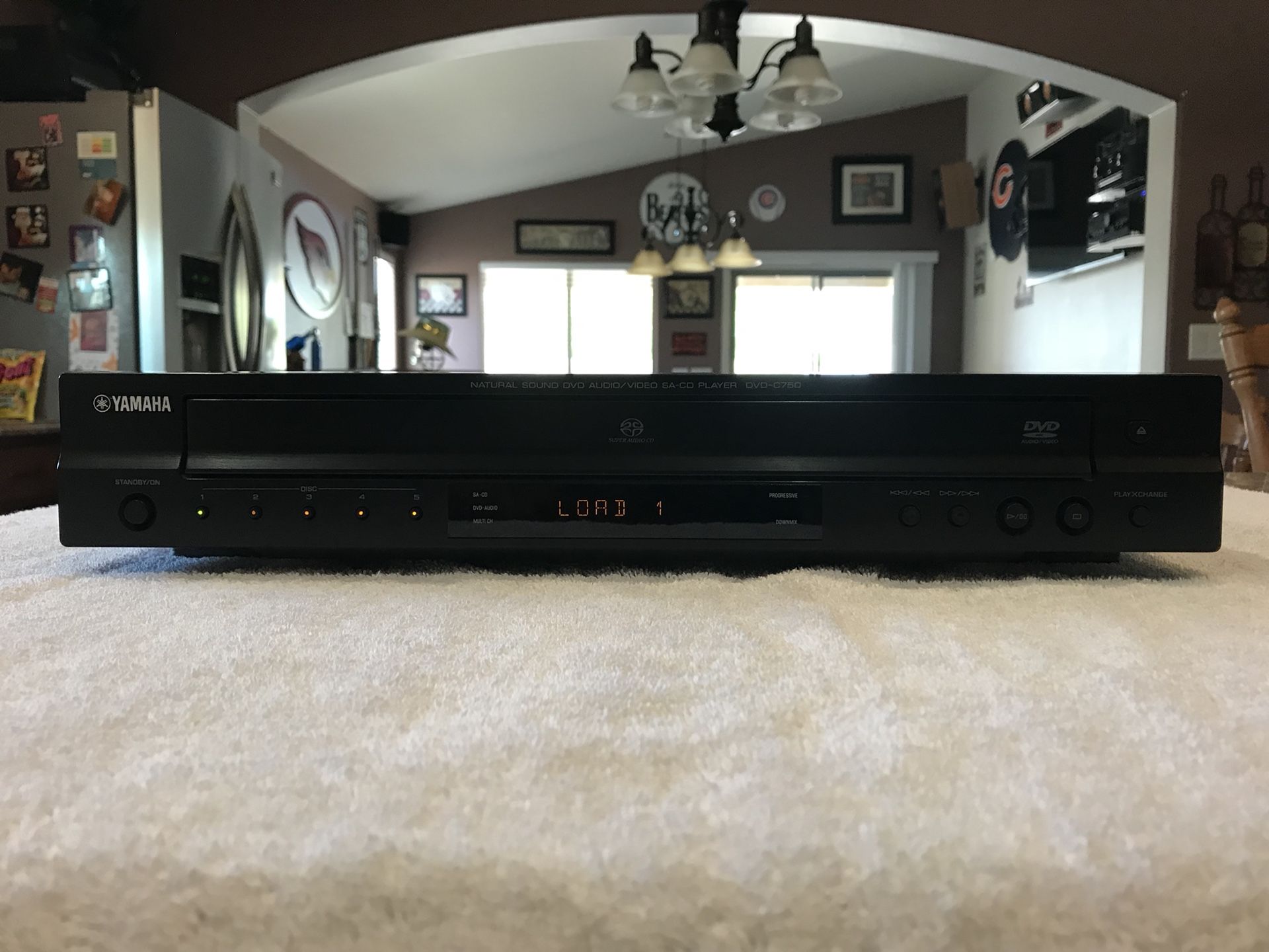 Yamaha DVD-C750 DVD / CD 5Disc Player