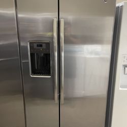 Ge Stainless Steel Side By Side Refrigerator 