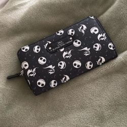 nightmare before christmas black wallet 