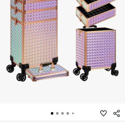 AROUS 5 In One Rolling Makeup Case