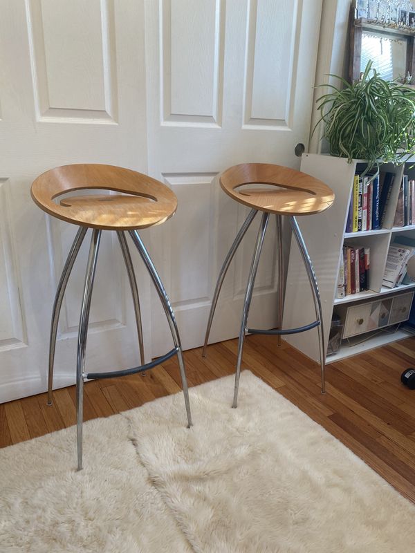 Bar stools by Italian designer Magis Lyra wooden for Sale in Chicago