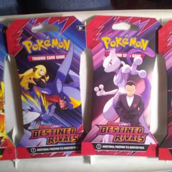 Six Packs Of Brand New Pokemon Cards