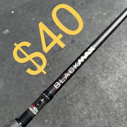 Abu Garcia Black Max Medium Heavy 7' Bait cast Rod for Sale in