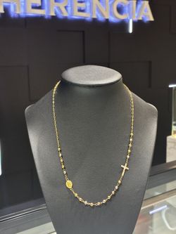 10 K Gold Religious Choker Chaim 