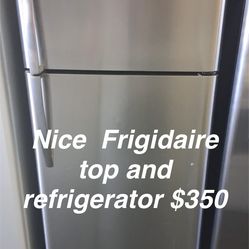 Nice Frigidaire top and refrigerator