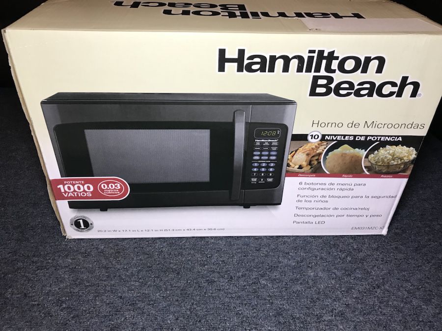 Hamilton Beach 1.1 Cu. Ft. Microwave Oven, Copper – Varanda Store