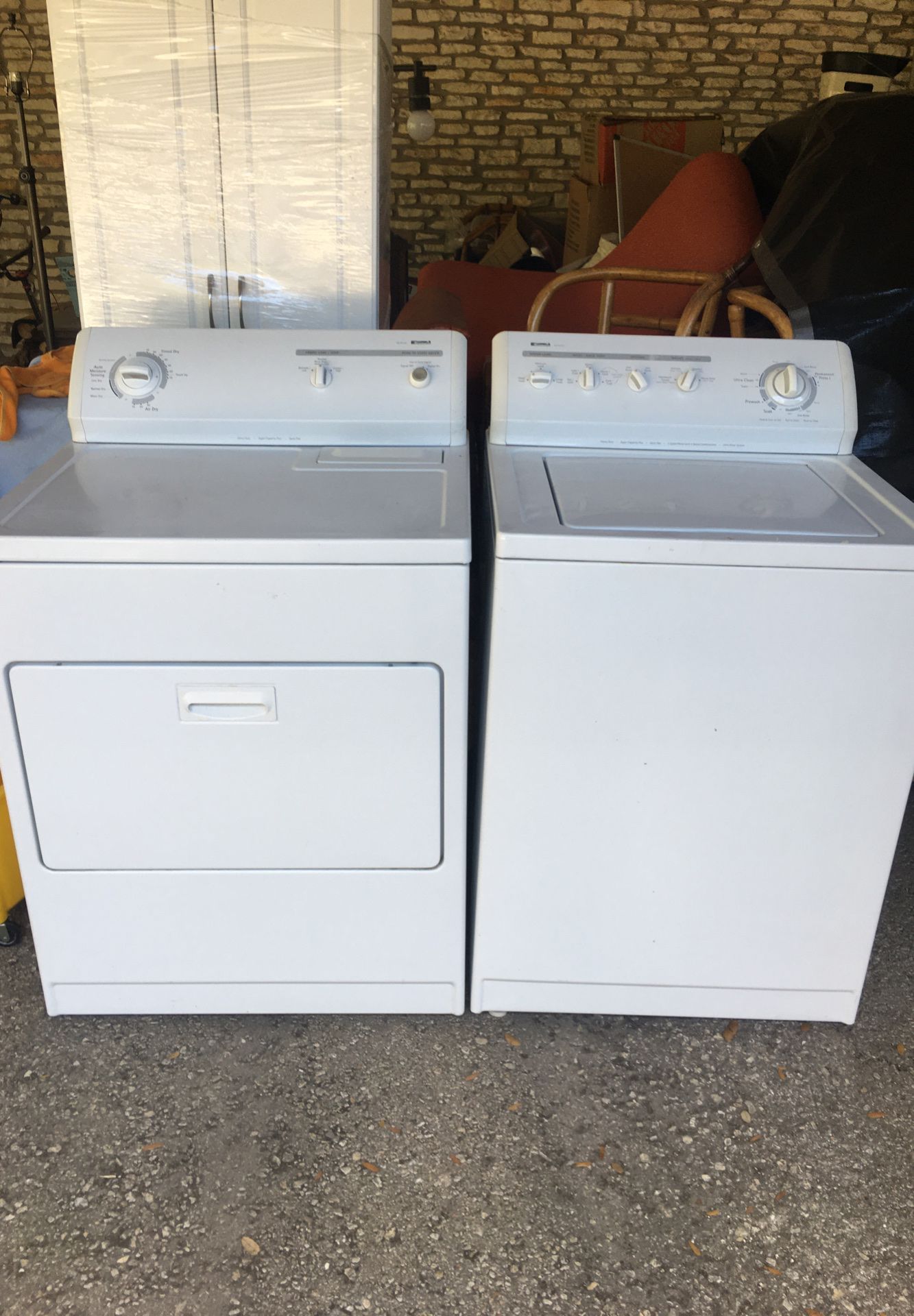 Kenmore 80 series washer and dryer set