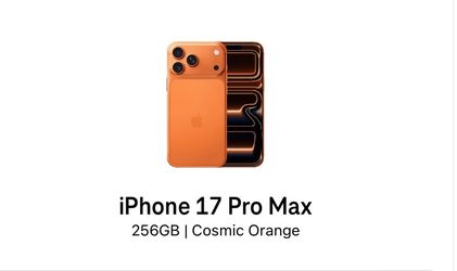 iPhone 17 pro max