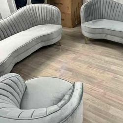 Living Room Set | Sofa, Loveseat And Chair | NUEVO | Ask For Price| Delivery Available 